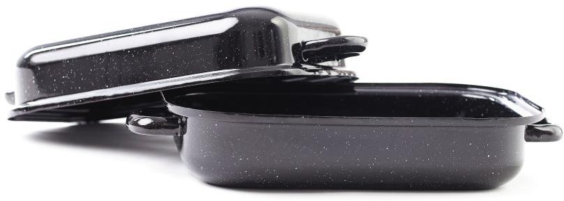 Beryl dvojpekáč 35 cm, 4,5 l, čierny granit