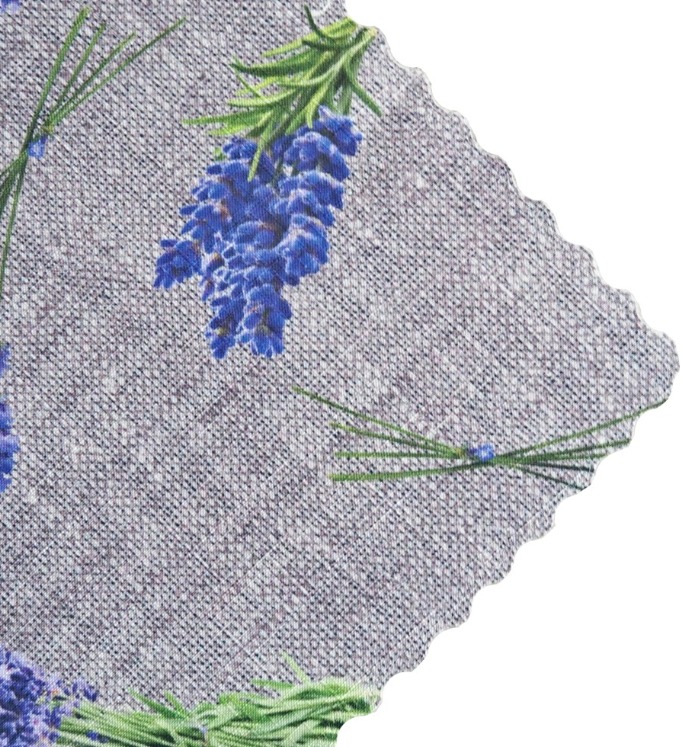 Olzatex Teflónový obrus tlač Levanduľa nápis 100 × 140