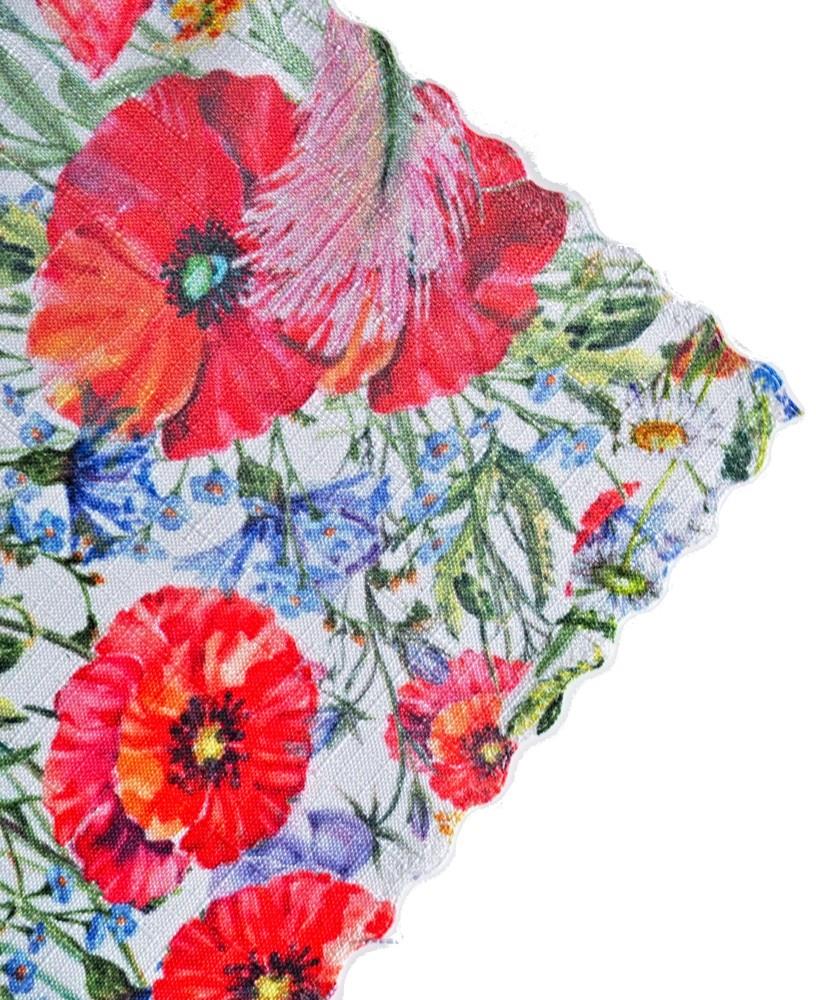 Olzatex Teflónový obrus tlač Vlčie maky 120 × 155 cm