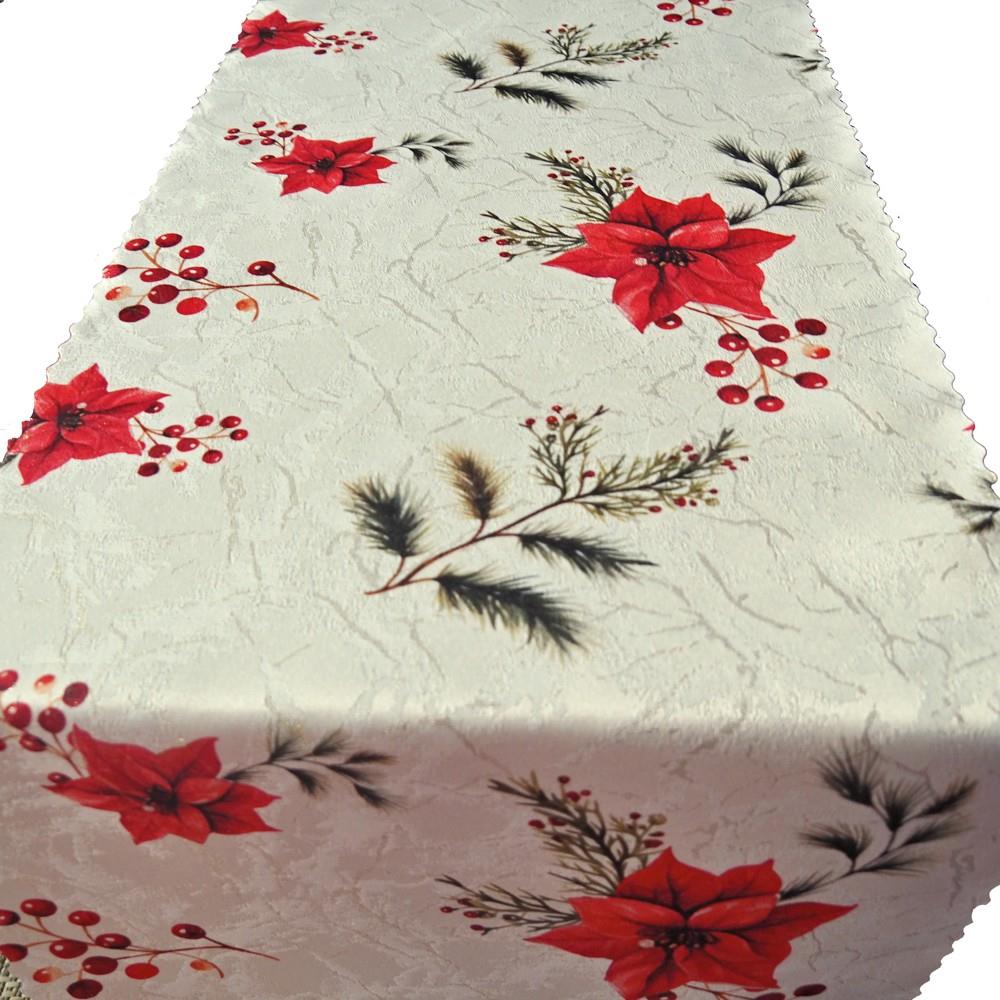 Olzatex Štedrovečerné kvety 38 × 140 cm