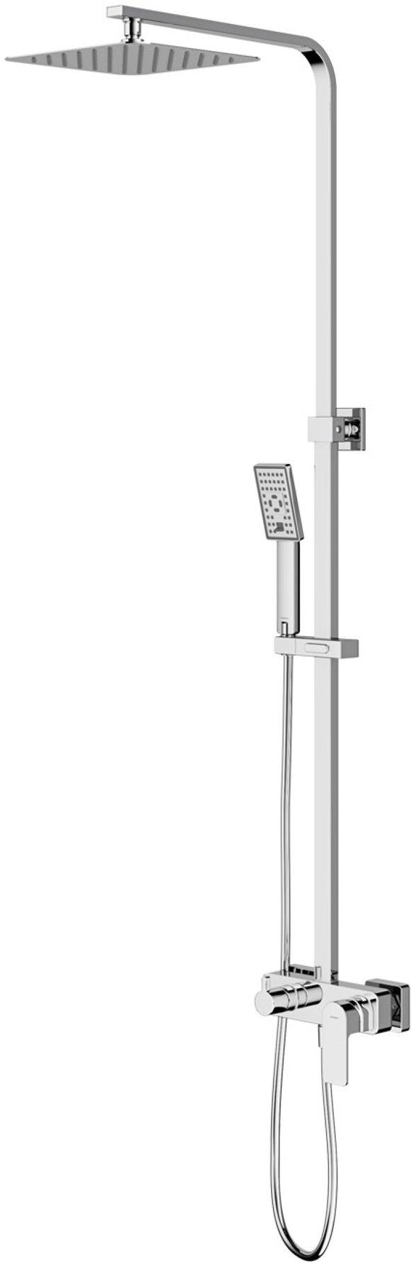 OMNIRES BARETTI sprchový stĺp, chróm (BA7844CR)