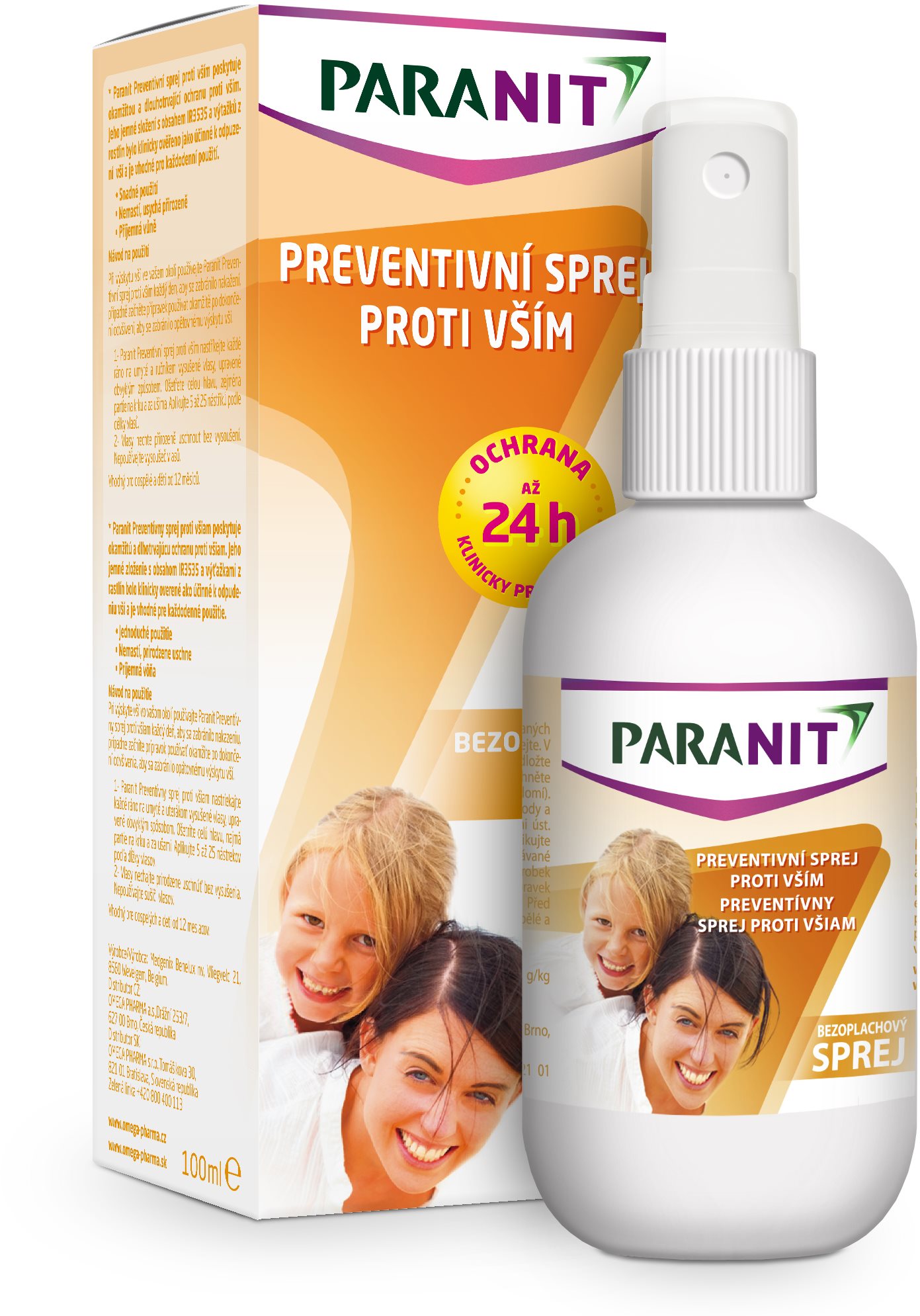 Paranit preventívny sprej proti všiam 100 ml