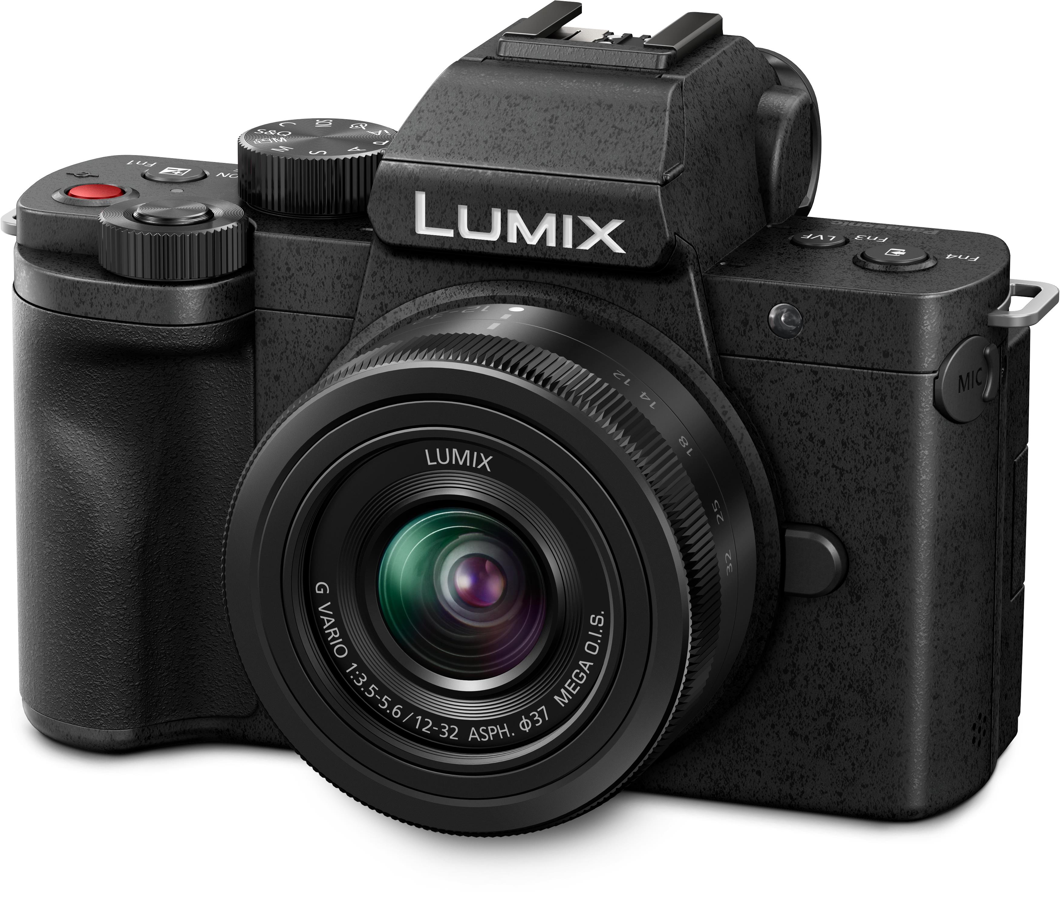 Panasonic Lumix G100D + Lumix G Vario 12 – 32 mm f / 3,5 – 5,6 ASPH. Mega O.I.S.