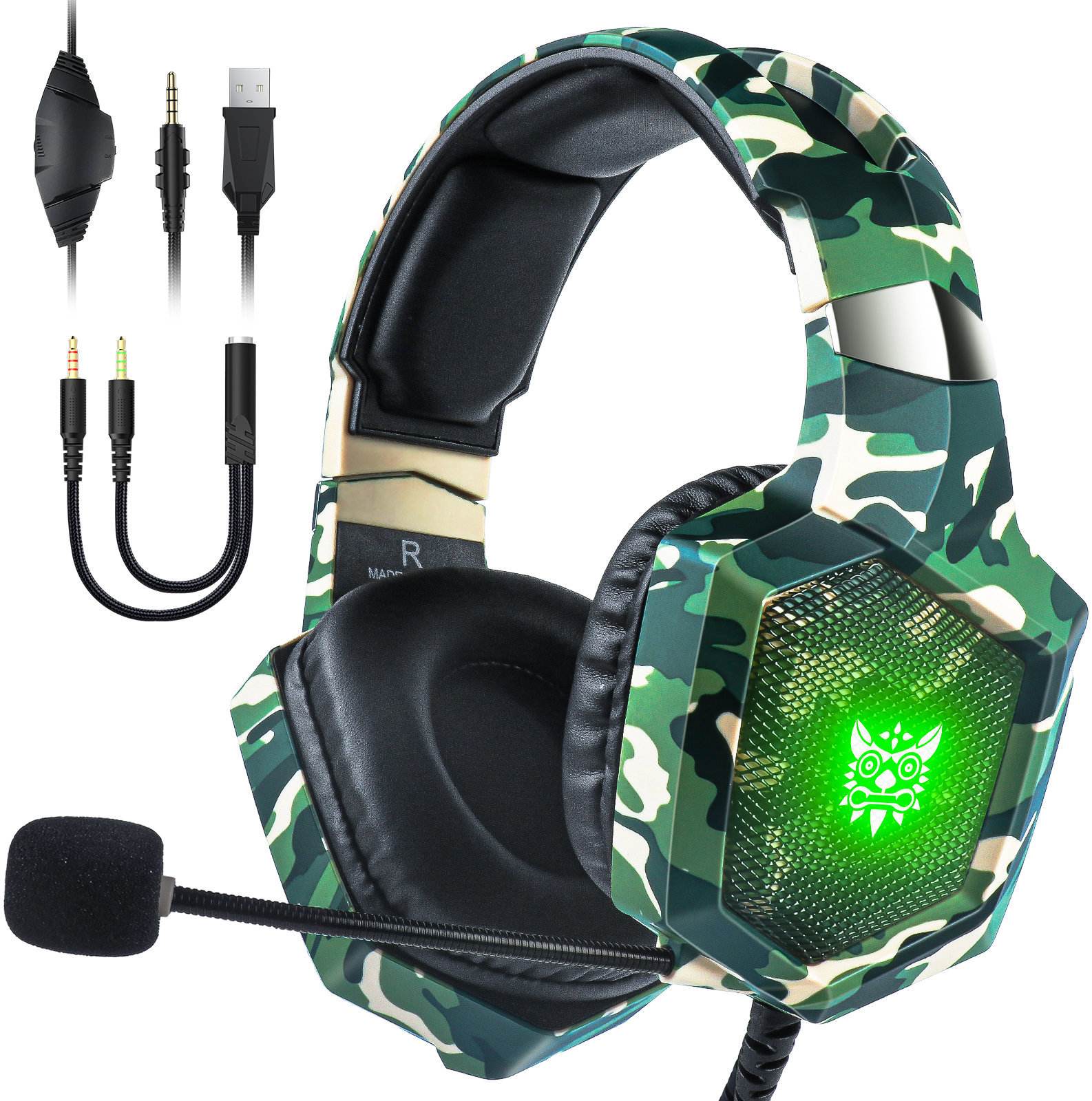 Onikuma K8 Camou Green