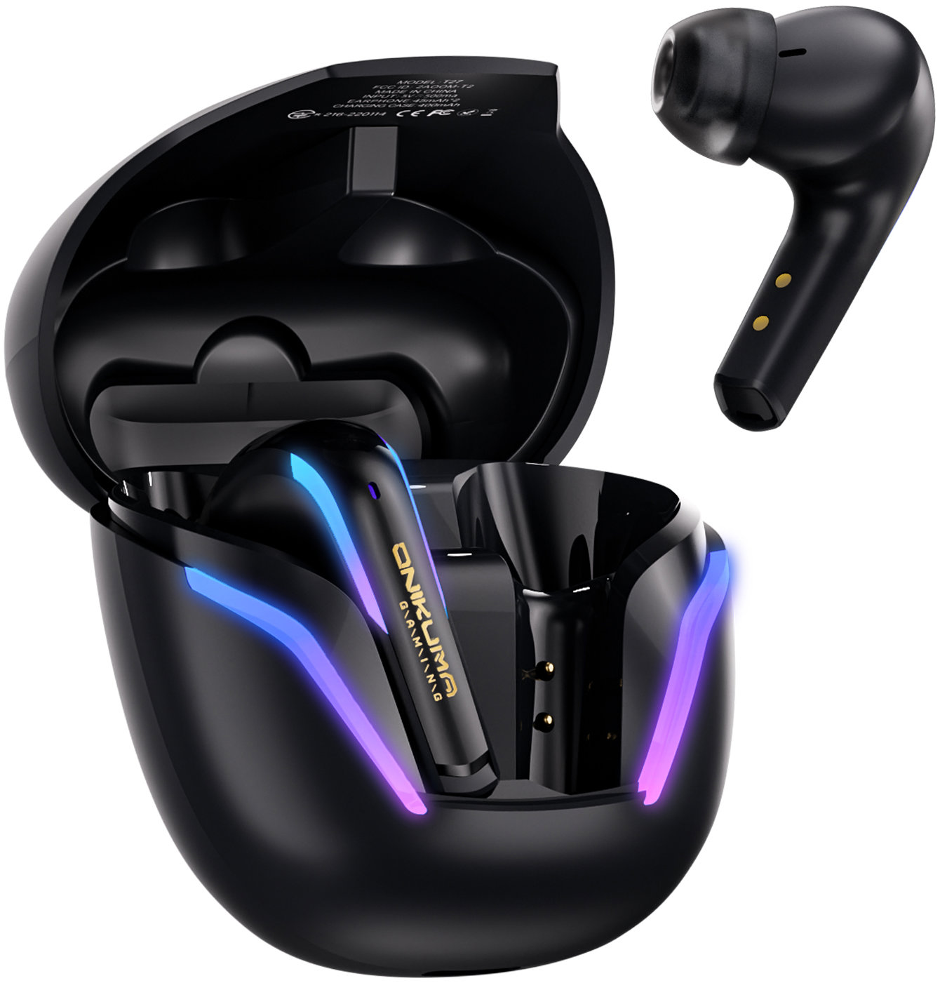 Onikuma T27 TWS Gaming Earbuds ENC Black