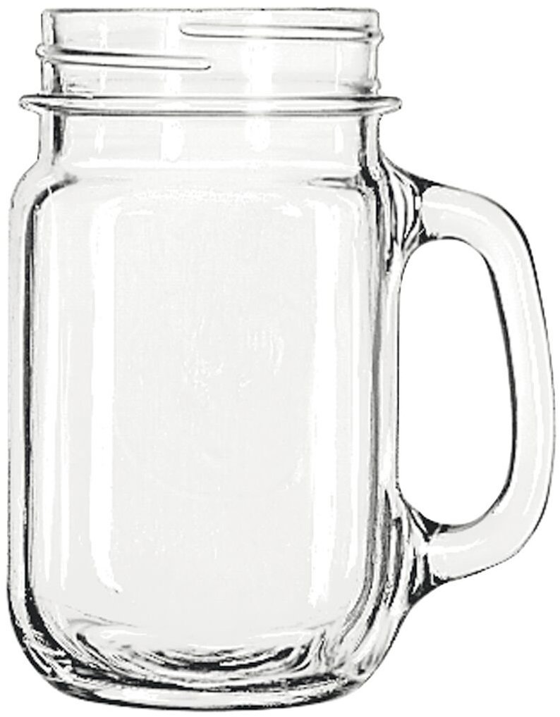 Onis Drinking Jar Pohár na nápoje, 0,49 l, výška 132 mm, priemer 106 mm, 6 ks