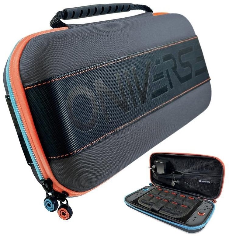 ONIVERSE Pouzdro Zipper oranžová/modrá (Switch 2/Switch/OLED)