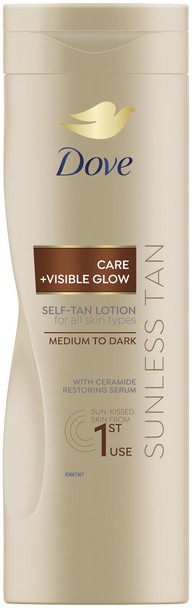 DOVE Care&Glow Dark 400 ml