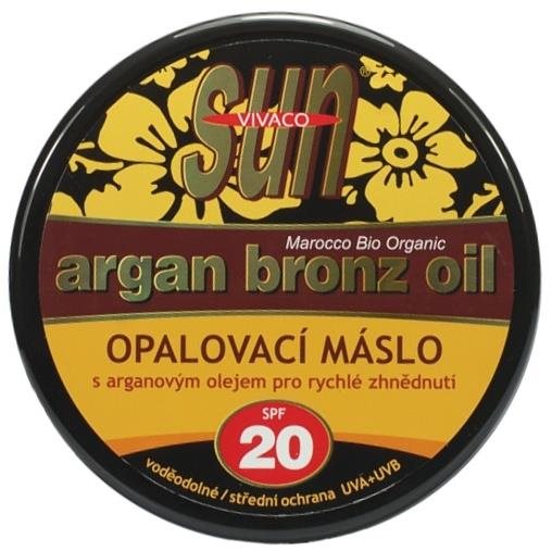 VIVACO Arganové opaľovacie maslo OF 20 200 ml