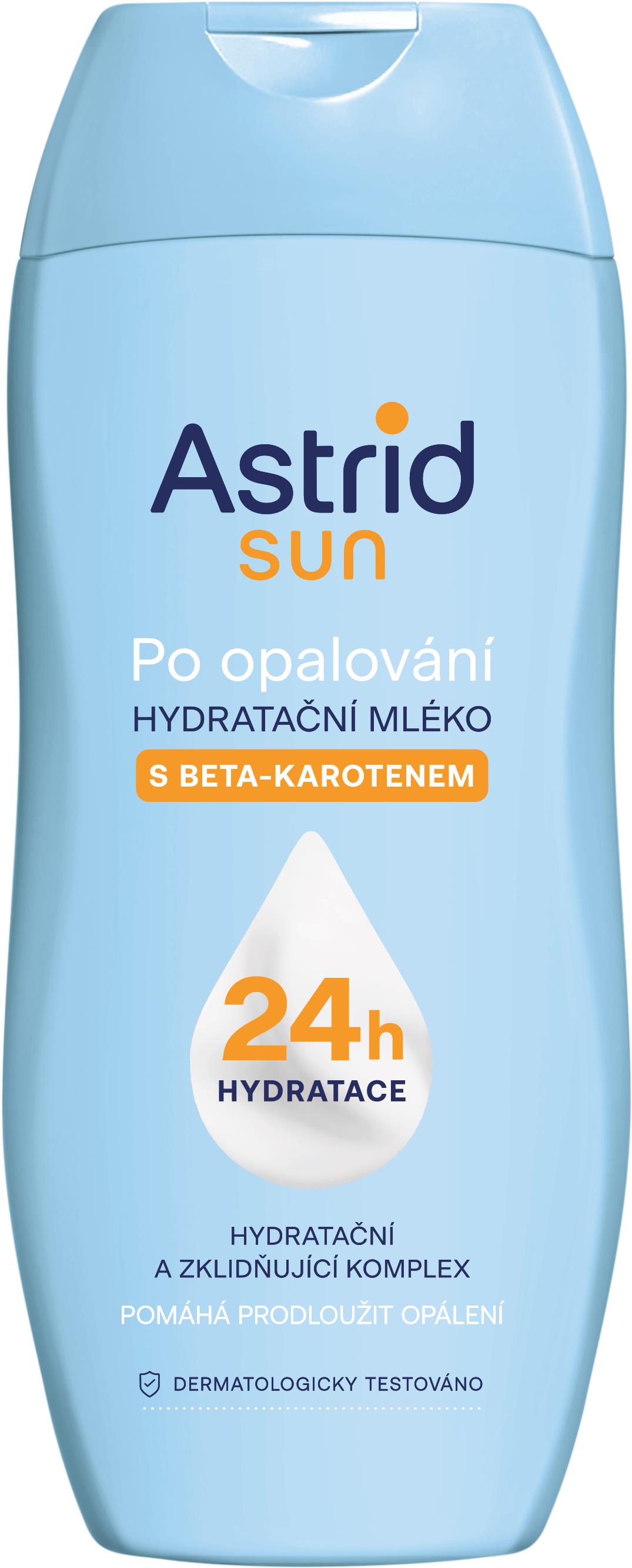 ASTRID SUN Mlieko po opaľovaní s beta-karoténom 200 ml