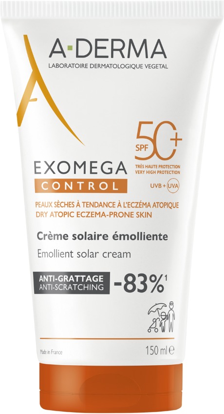 A-DERMA Exomega Control Emolien. krém SPF50+ 150 ml