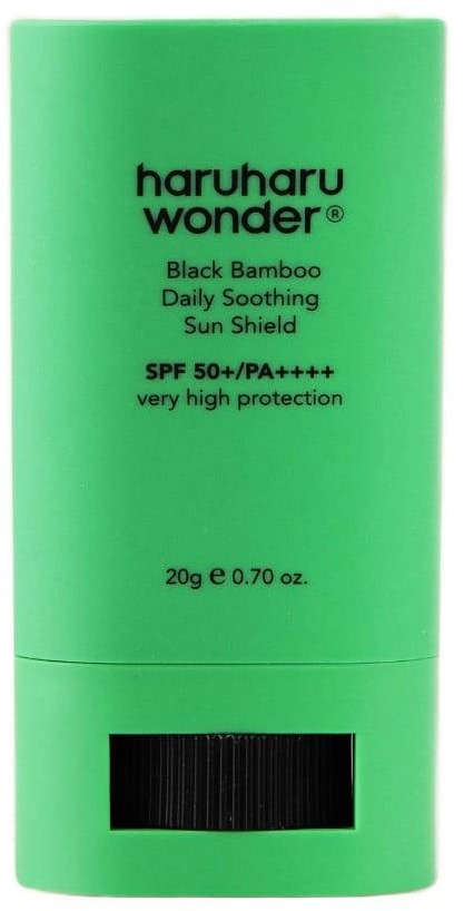 HARUHARU WONDER Black Bamboo Daily Soothing Sun Shield SPF 50+ Stick 20 g