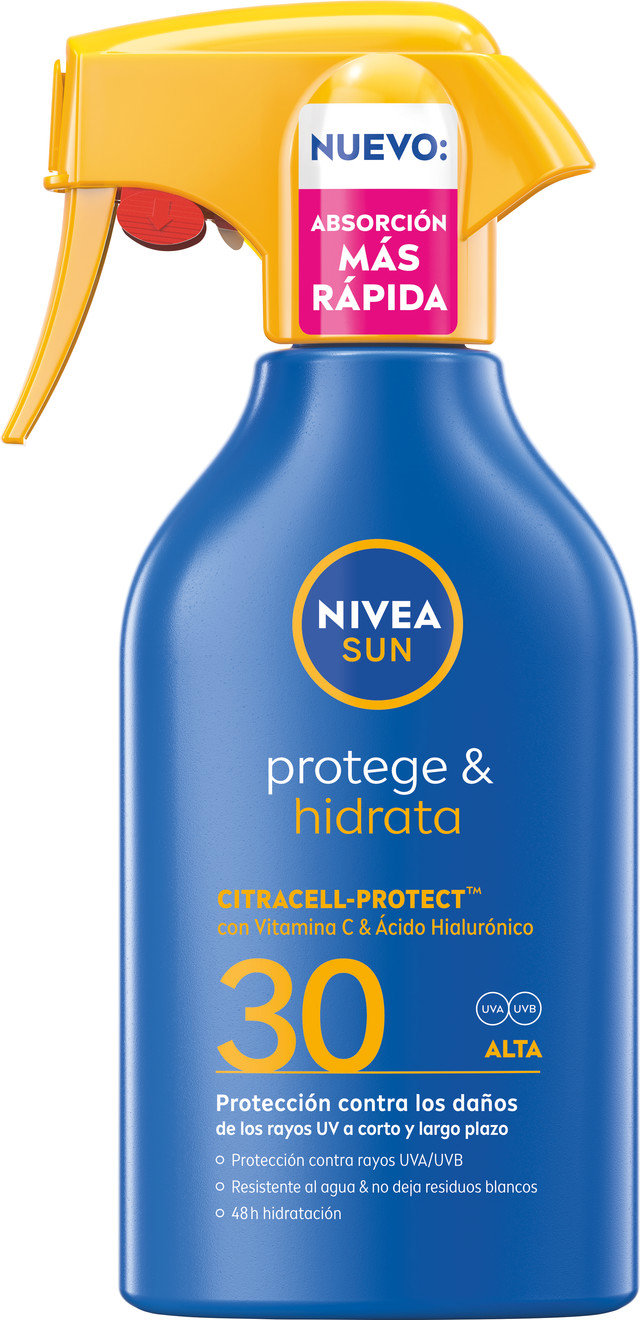NIVEA Sun Protect & Moisture SPF 30 pumpa 270 ml