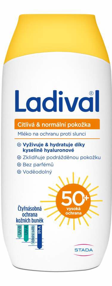 LADIVAL Citlivá a normálna pokožka OF 50+ 200 ml