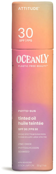 ATTITUDE Oceanly, tónujúci vyživujúci olej SPF 30, 30 g