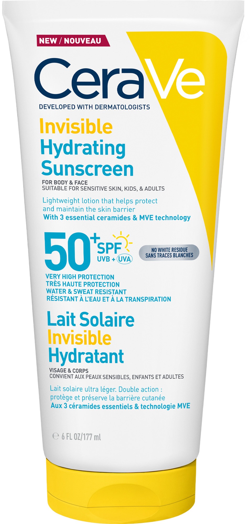 CERAVE Hydratačné opaľovacie mlieko SPF 50 177 ml