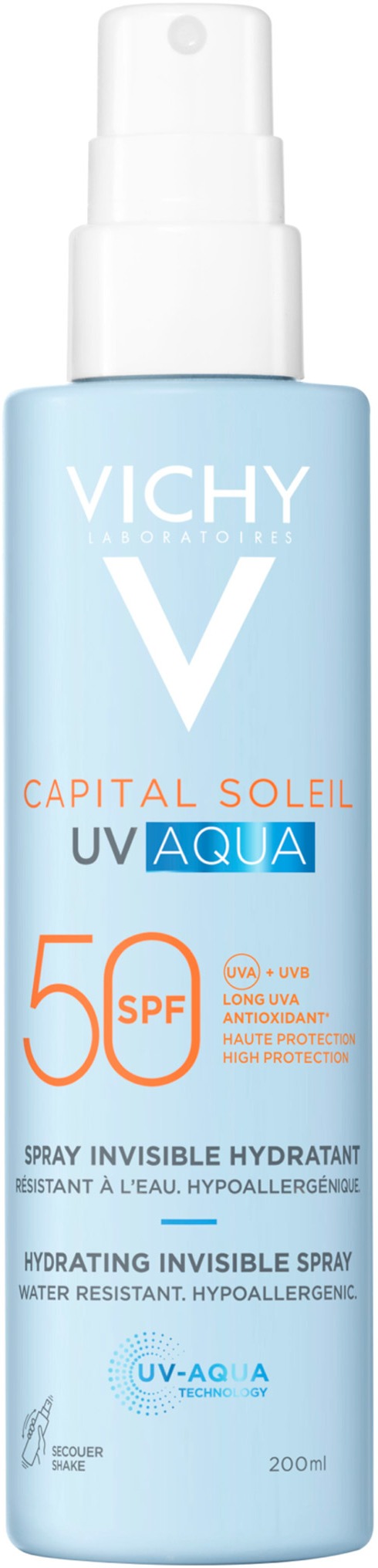 VICHY Capital Soleil UV Aqua sprej SPF 50 200 ml