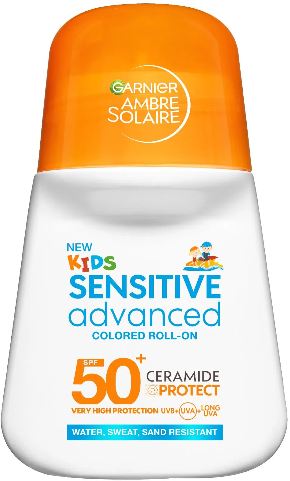 Garnier Ambre Solaire Kids Sensitive Advanced Roll On SPF 50+, 50 ml