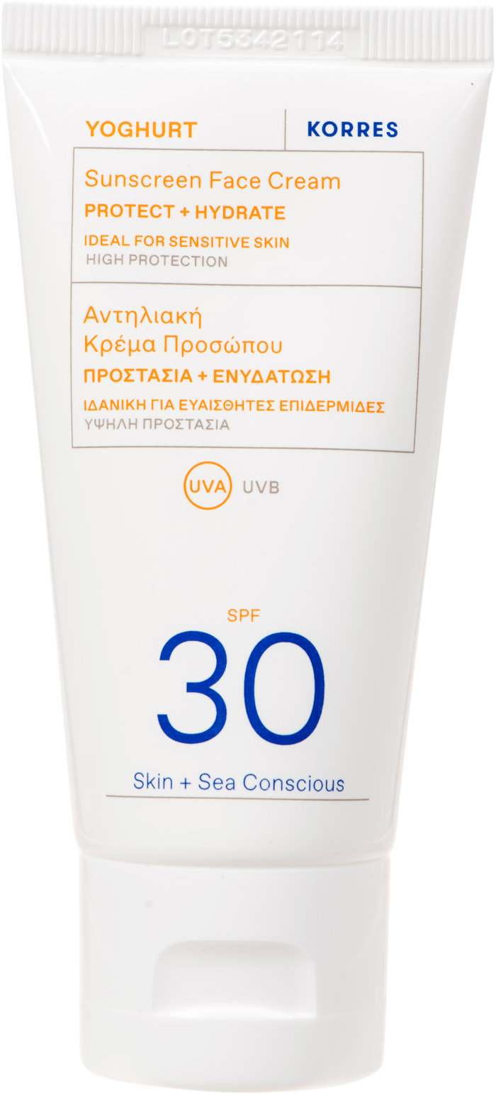 KORRES Yoghurt Sunscreen Face Cream SPF 30 50 ml