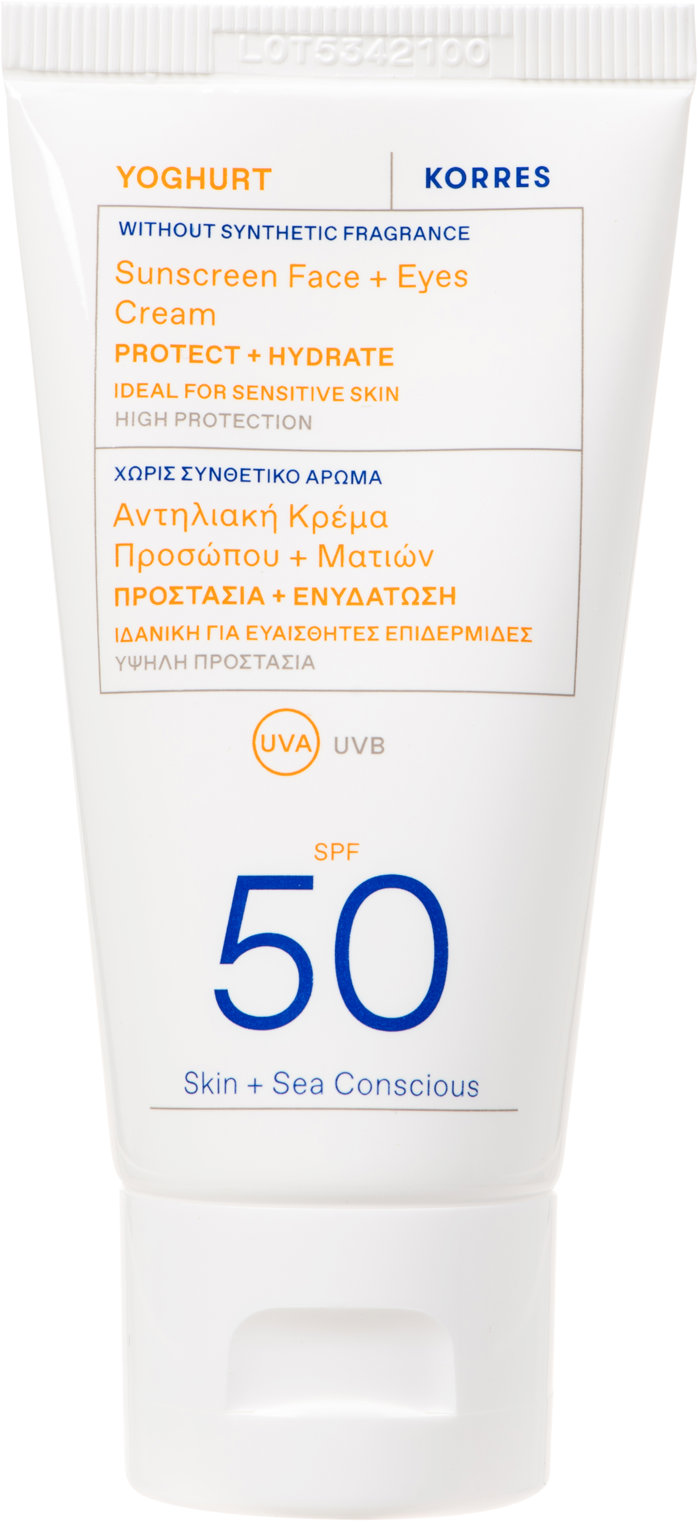 KORRES Yoghurt Sunscreen Face + Eyes Cream SPF 50 50 ml