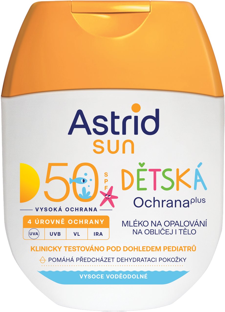 ASTRID SUN Detské mlieko na opaľovanie SPF 50 60 ml