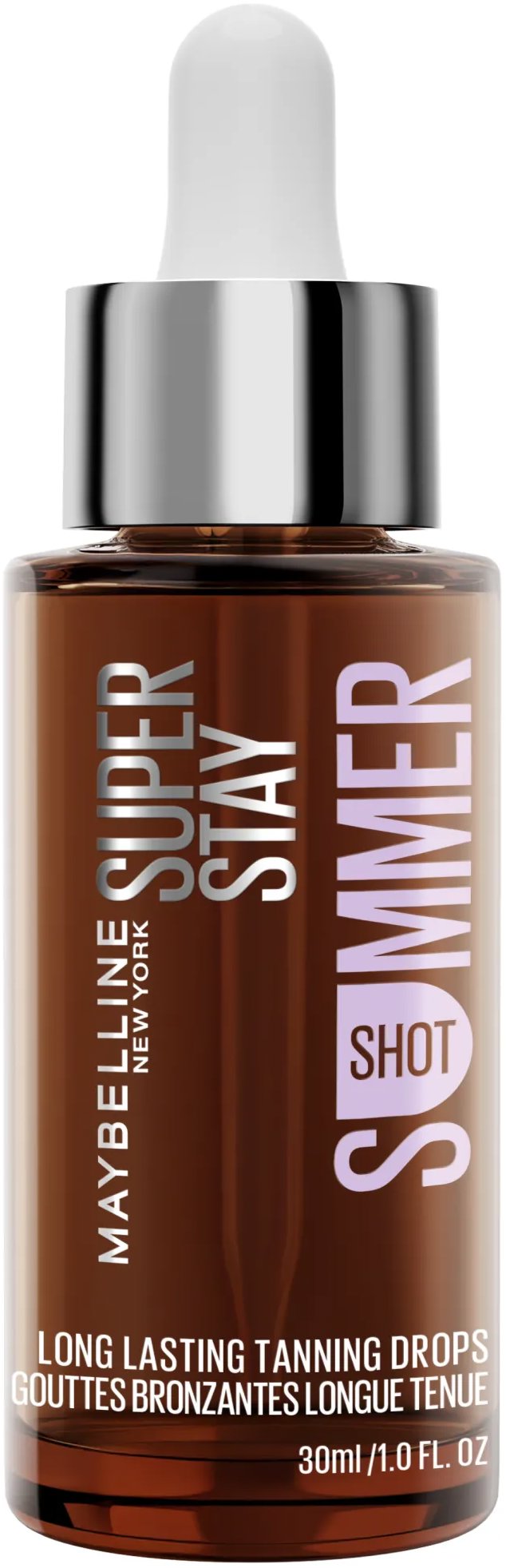 MAYBELLINE NEW YORK Face Summer dlhotrvajúce samoopaľovacie kvapky, 30 ml
