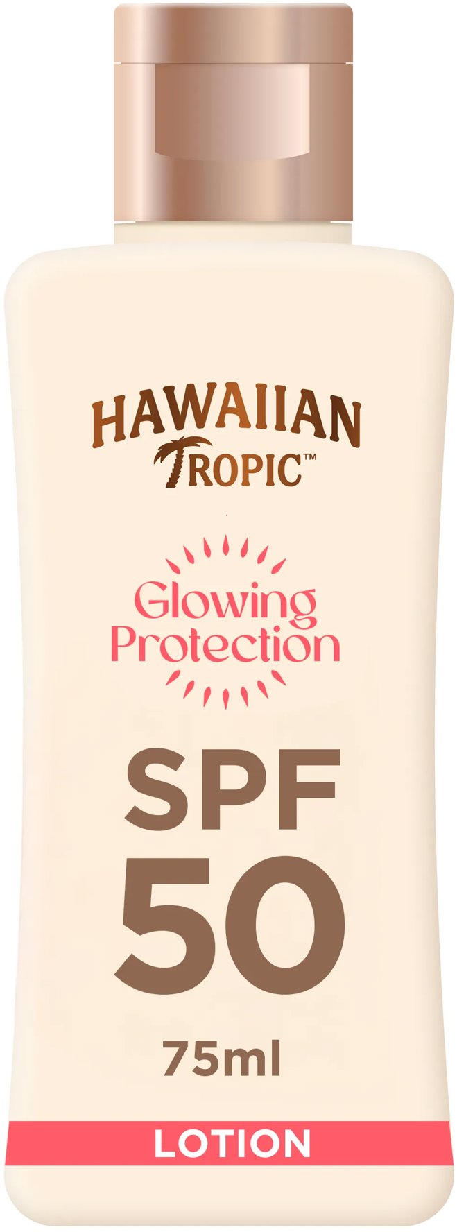 HAWAIIAN TROPIC Glowing Protection Sun Lotion Mini SPF50 75 ml