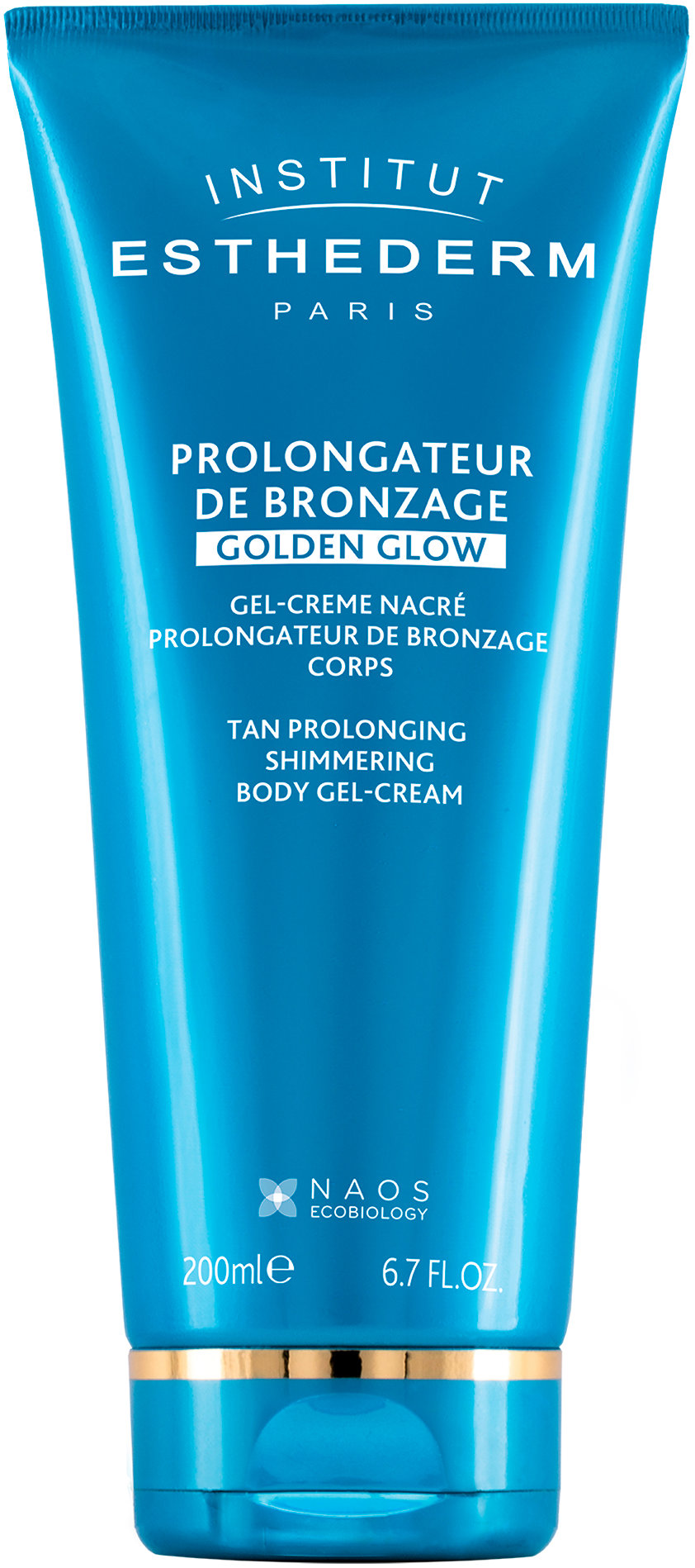 INSTITUT ESTHEDERM Tan Prolonging Golden Glow Zlatistý telový gél – krém na predĺženie opálenia 200 ml