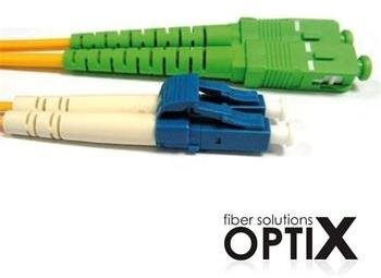 OPTIX SC/APC-LC optický patch cord 09/125 3 m G657A