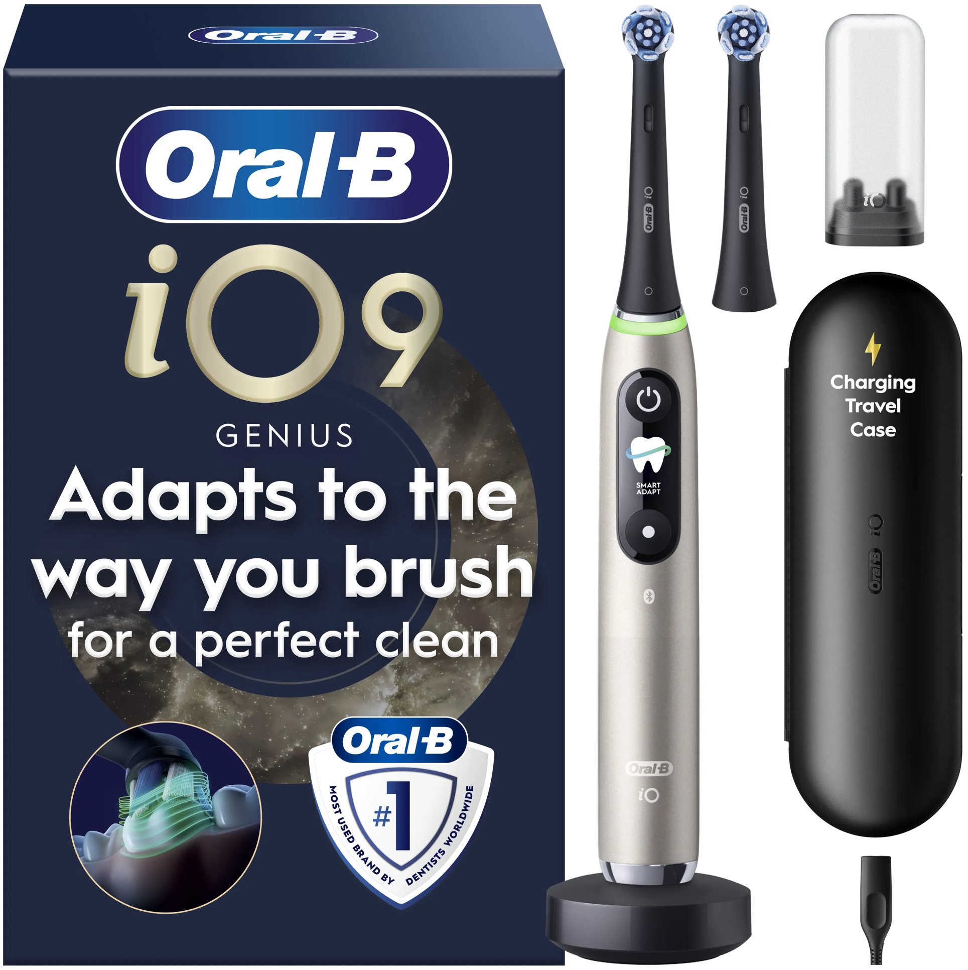 Oral-B iO9 Lunar Gold s režimom Smart Adapt