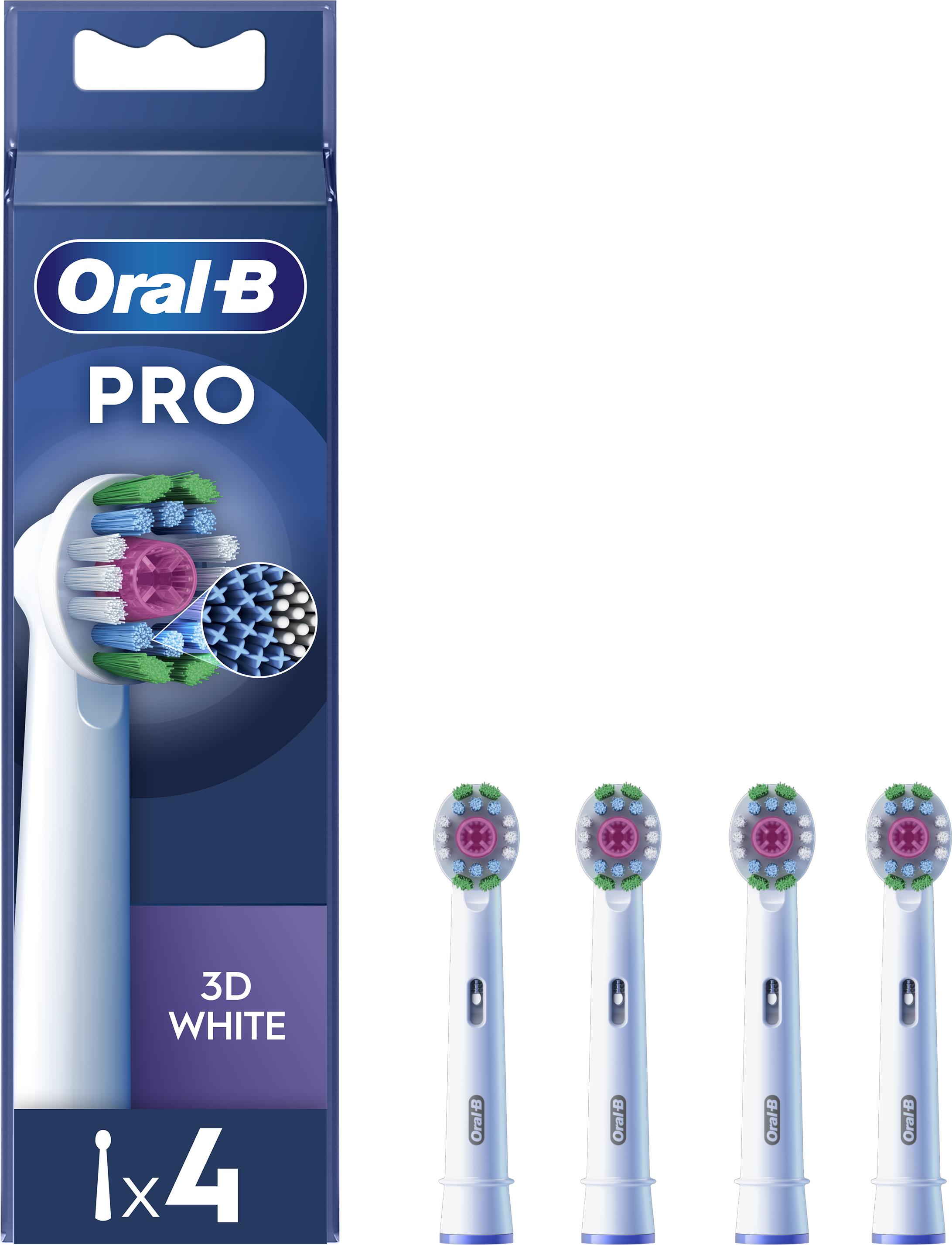 Oral-B Pro 3D White, 4 ks