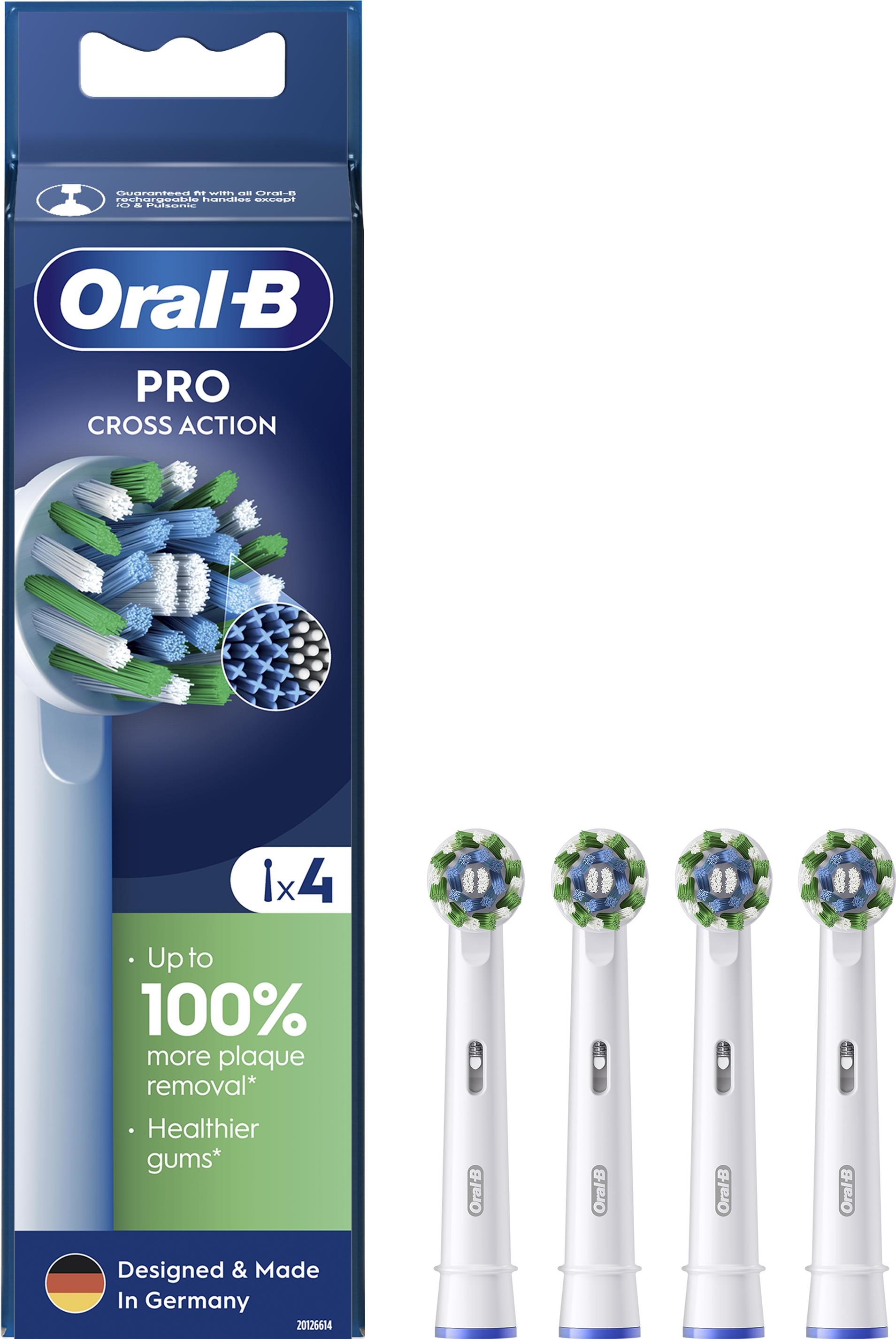 Oral-B Pro Cross Action biele, 4 ks