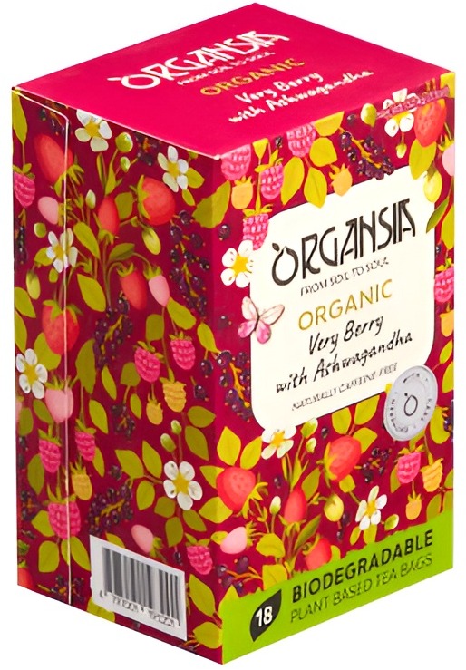 ORGANSIA BIO Very Berry with Ashwagandha 18× 1,8 g, prebal