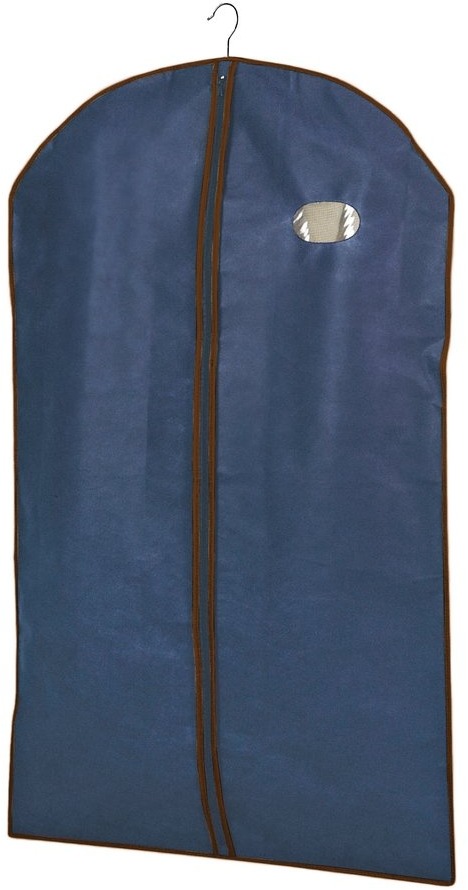 ORDINETT Obal na odevy 100 × 65 cm modrý