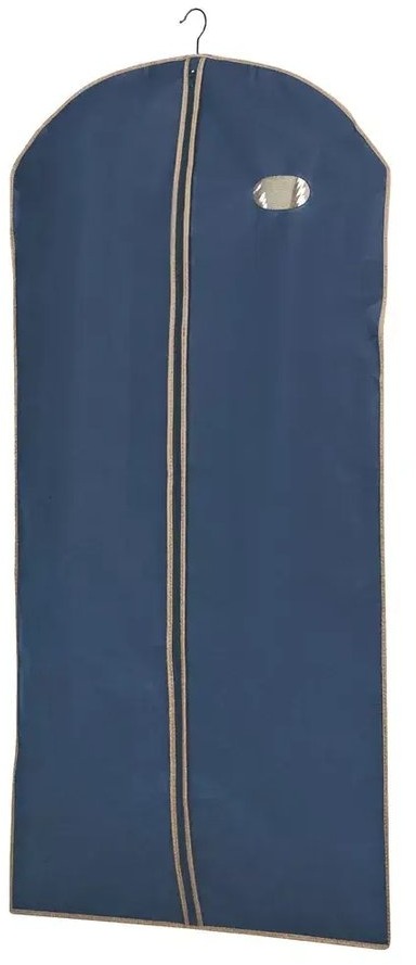 ORDINETT Obal na odevy 135 × 65 cm modrý