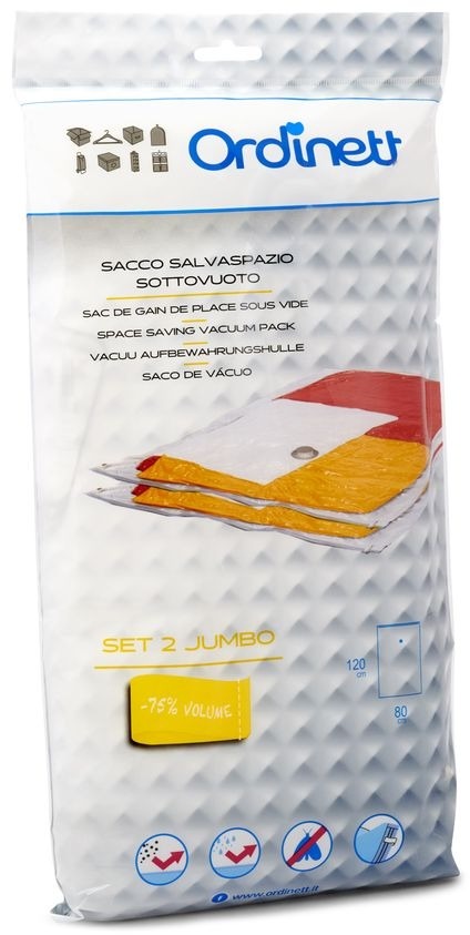ORDINETT Vrece vákuové 2 ks 120 × 80 cm