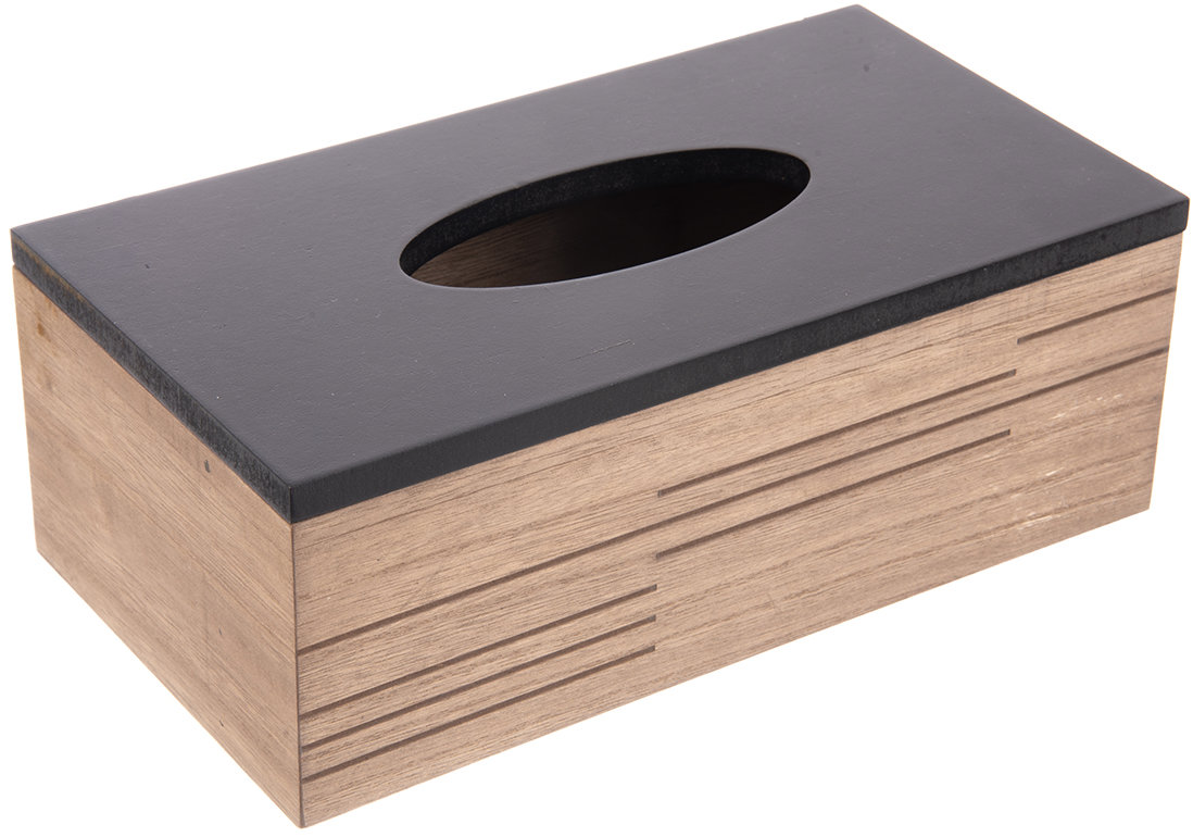 ORION Box na papierové vreckovky LINE 25 × 13,5 × 9 cm drevo