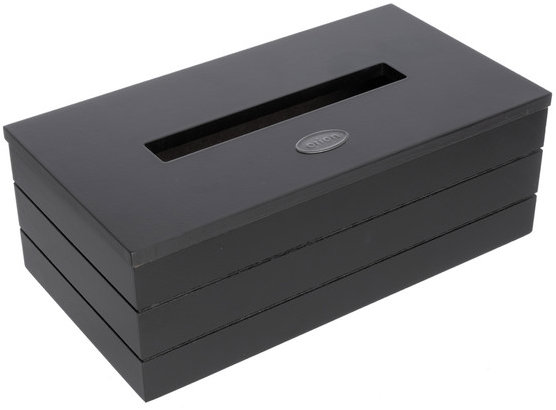 ORION Box na papierové vreckovky čierny drevo