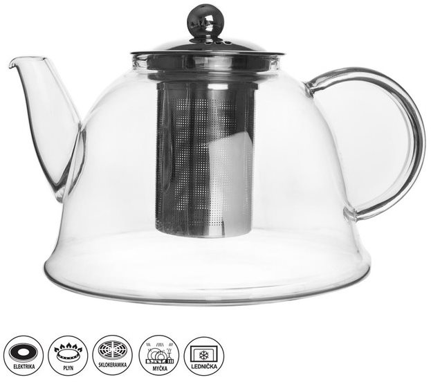 Kanvica var. sklo+filter ZOJA 1,65 l