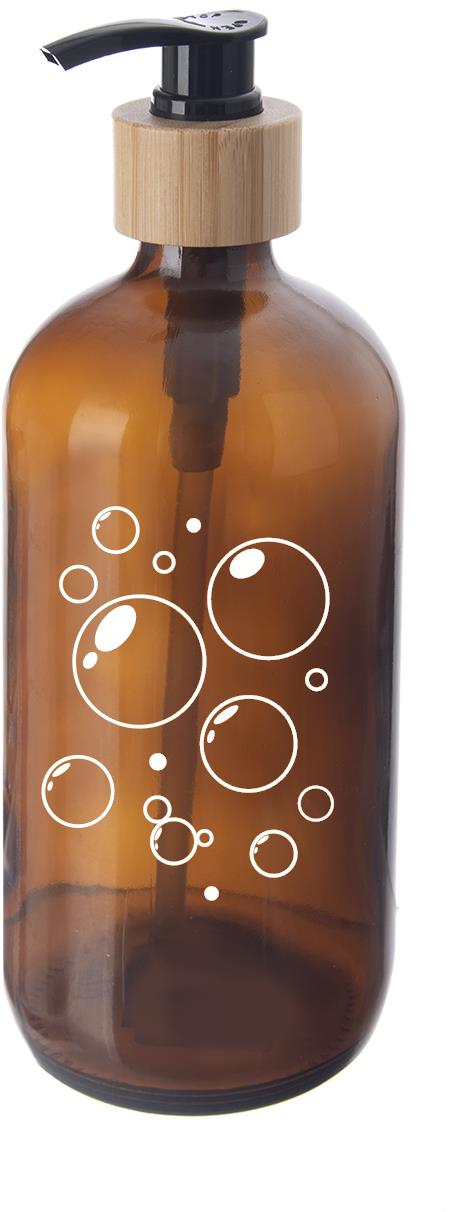 ORION Dávkovač mydla 0,5 l, hnedé sklo