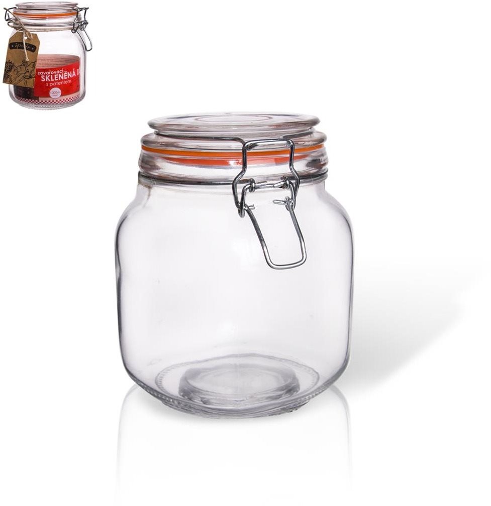 Dóza sklo patent BELA 1 l