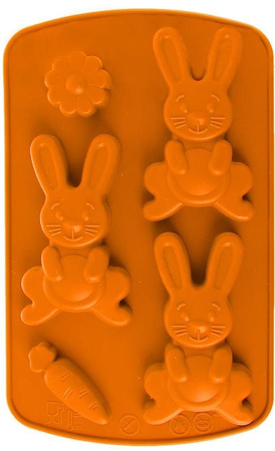 ORION Forma silikón ZAJAC ORANŽOVÁ