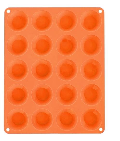 Orion Forma silikón muffiny malé 20 oranžová