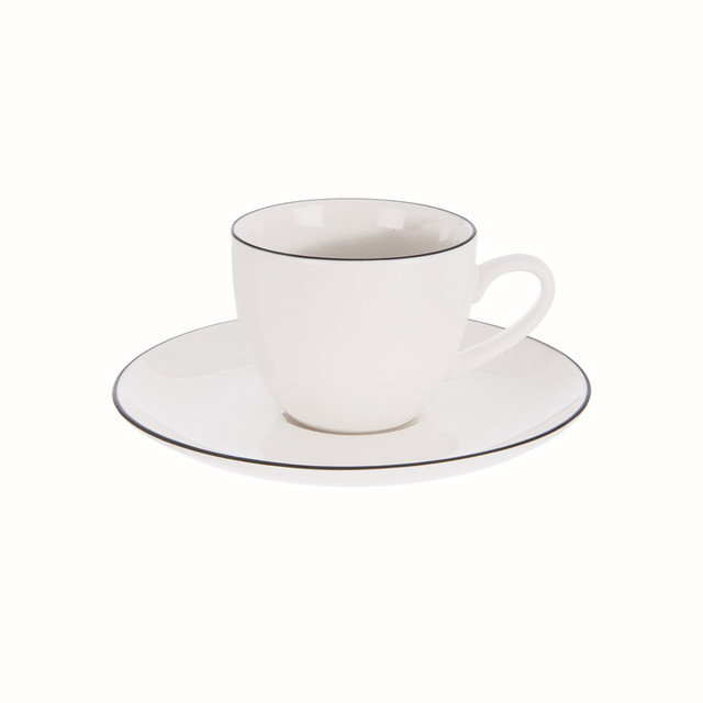 ORION Decora espresso Hrnček + podšálka 0,1 l 2 ks porcelán