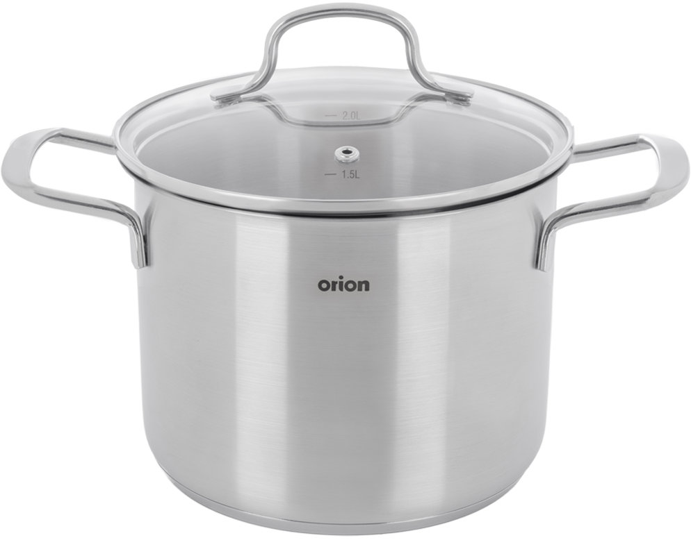 ORION Hrnec nerez ANETT Glass 2,4 l poklice sklo