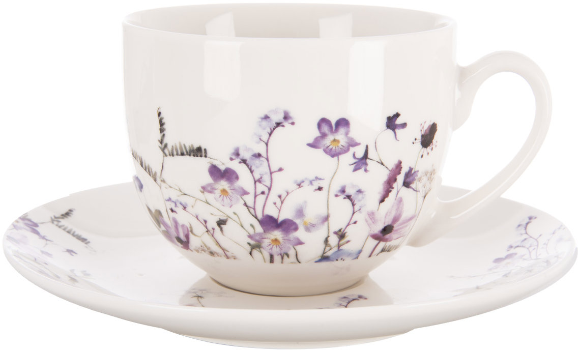 ORION Hrnček + Podšálka LÚKA 0,28 l porcelán