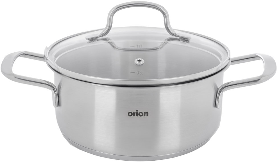 ORION Kastrol nerez ANETT Glass 1,4 l poklice sklo