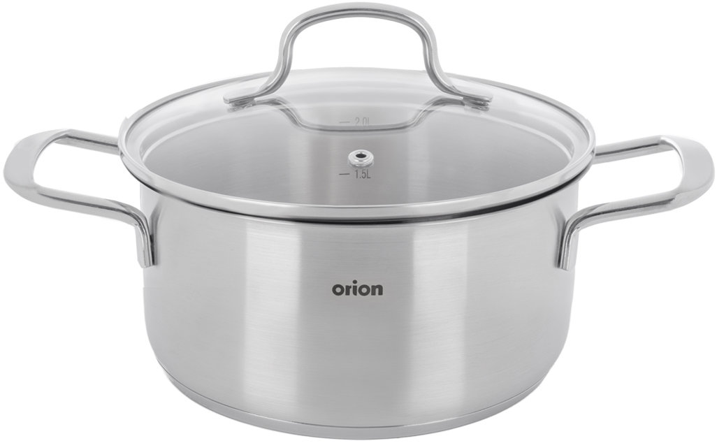ORION Kastrol nerez ANETT Glass 2,5 l poklice sklo
