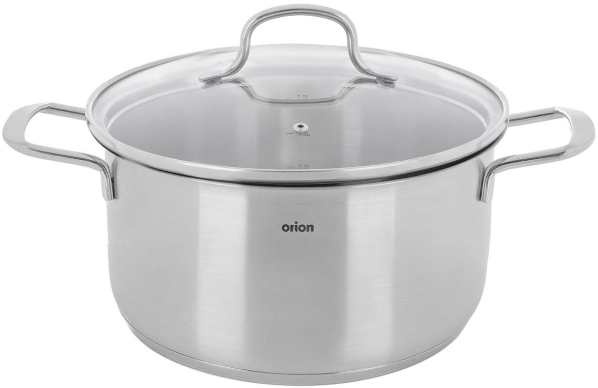 ORION Kastrol nerez ANETT Glass 6,4 l poklice sklo