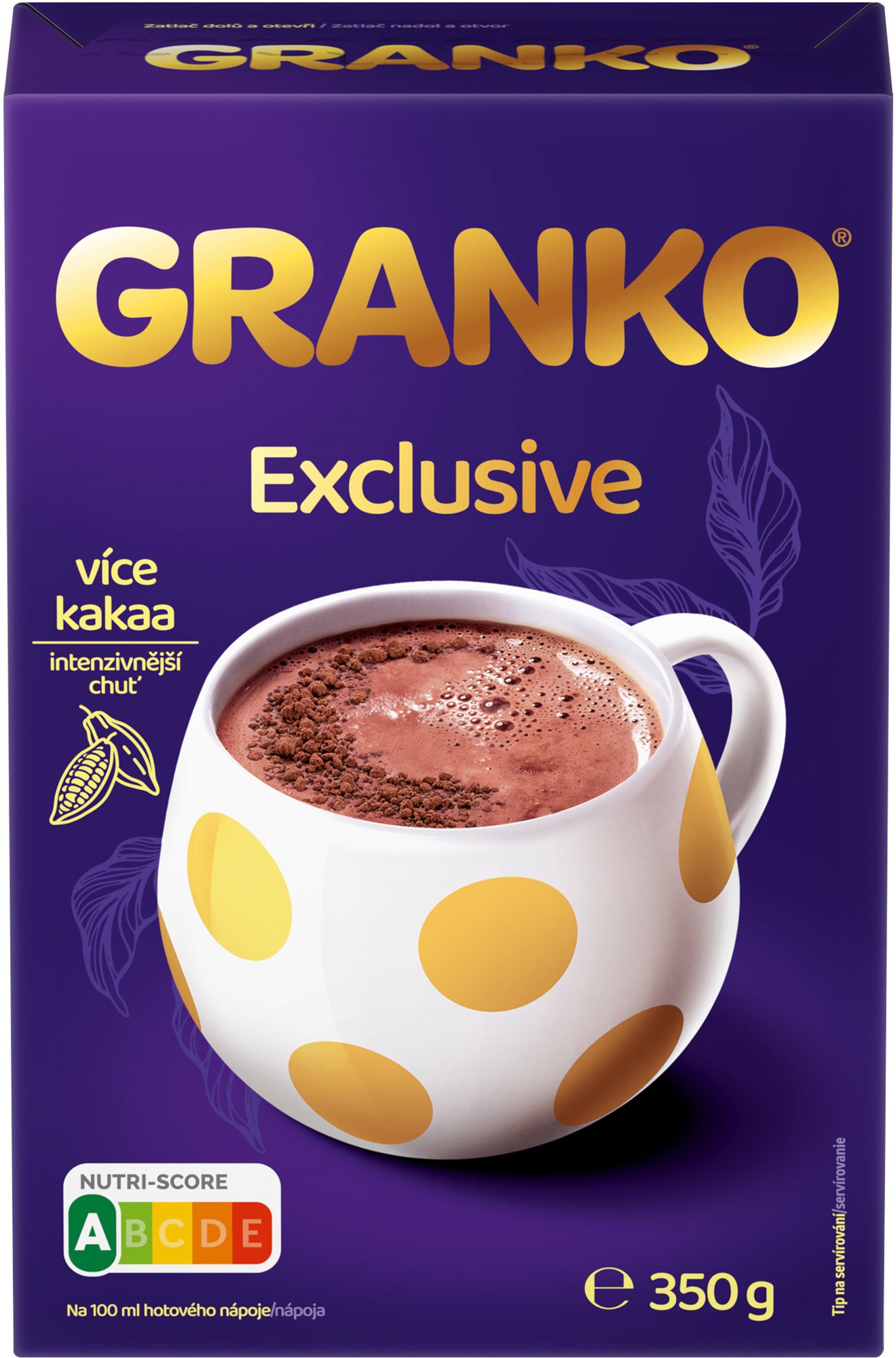 GRANKO Exclusive instantný kakaový nápoj s 30 % kakaa 350 g